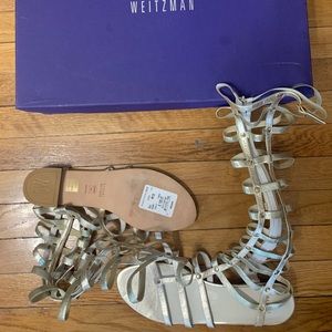 Stuart Weitzman gladiator sandals in a size 10